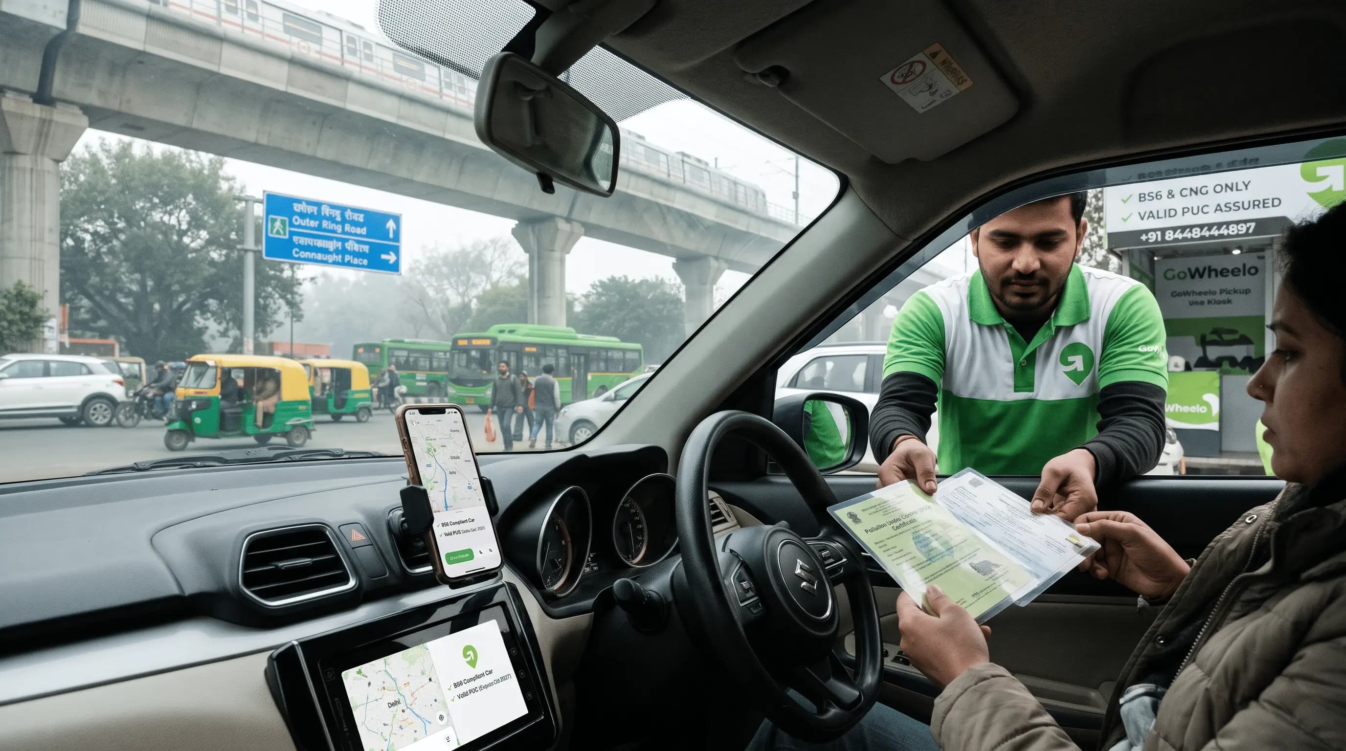 Delhi Driving Rules for Rental Cars: GRAP, PUC & Fines