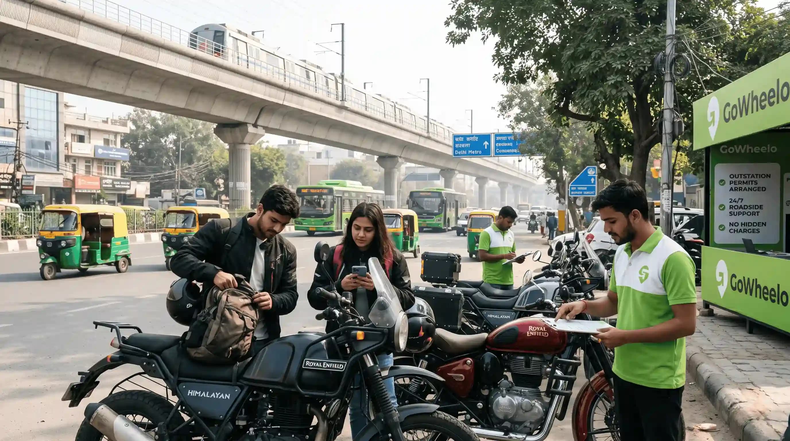 Outstation Bike Rental in Delhi: Weekend Trips | GoWheelo